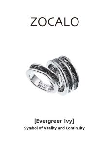 ZOCALO | Ivy Series Couple Ring 925 Silver