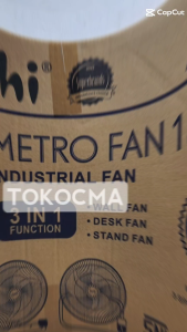 Arashi Kipas Angin Metro Fan 3in1 18 Inch AR 118 3 Fungsi Dalam 1 Kipas Kecepatan 3 Speed Button LOWMEDHIGH SNI