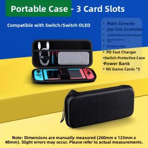 Portable Storage Bag for Switch Protective Case with Switch Oled Hard Cover Nylon EVA Material Suitable for Any Scenario