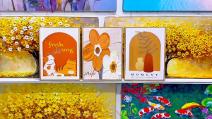 Tranh Trang Trí Hiện Đại Tạo Không Gian Thư Thái Tranh Canvas Tranh Tráng Gương Tranh Decor