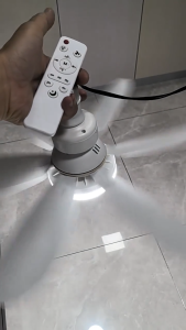 42inch Ceiling Fan Light with Remote Control for Dining ceiling fan big size 3 color Inverter electric fan with light 3 Speeds