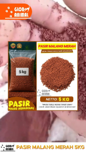 PASIR MALANG MERAH SUPER 5KG MEDIA TANAM HALUS PASIR ZAK AQUASCAPE