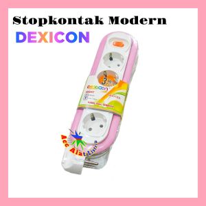 Stop Kontak Colokan Listrik 4 Lubang 3 Meter DEXICON