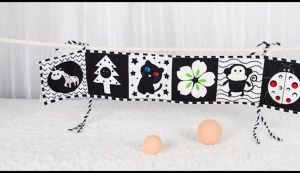 Soft Cloth Baby Books: Black White, Washable Sensory, & Comfortable Playtime