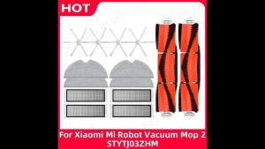 Xiaomi Mi Robot Vacuum Mop 2 STYTJ03ZHM Bộ Lọc Vải Lau Nhà Bàn Chải Bên Chính Phụ Tùng Thay Thế Phụ Kiện Cho Máy Hút Bụi Robot Mijia