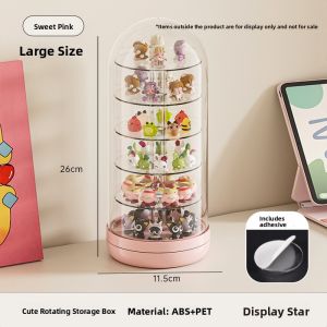 CHUMX | Dustproof Acrylic Transparent Display Case for Rotating Blind Box Figure