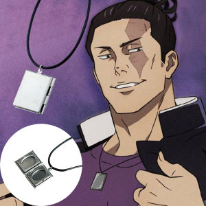Anime Aoi Todo Same Style Necklace Openable Photo Frame Pendant Sweater Chain Cosplay Accessories MenS Necklace Jewelry Gift