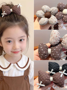 Cute Bow Flower Childrens Hair Ties
