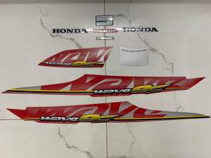 Bộ tem xe honda WAVE A 2010 màu đỏ hàng nhập Thái Lan 3 lớp chất lượng cao dành riêng cho dòng xe này tem xe hàng mới 100% giá bán cực tốt bán lẻ như bán sỉ