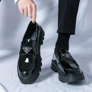 NUDANLAI | Thick Sole Spring Mens Oxfords Leather Shoes