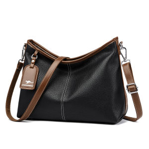 Tote Bag Large Capacity Leather Womens Crossbody Bag Spring Summer Fashion Handbag Underarm Bag Double Strap Zipper Closure