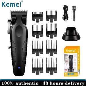 Kemei Professional mens hair clipper with base KM-2296