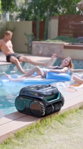 WYBOT C2 Cordless Robotic Pool Cleaner Automatic Pool Vacuum for All Shape Of Pools Easy to Use 2 Year Warranty