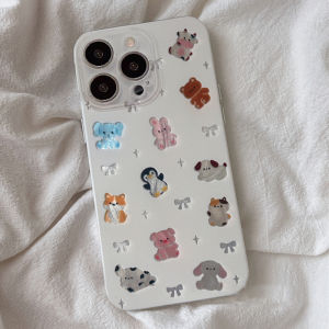 Cartoon Electroplated Small Animal for Huawei Pura70ultra Phone Case P60rat Drop-Resistant Pura70pro + New Arrival P60pro Japanese and Korean Female P50e Silicone P40/P30/P20 Protective Case