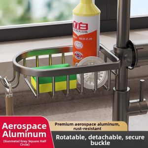 ERMO | No-Drill Kitchen Faucet Storage Rack