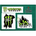sticker cutting ~ stiker helm monster energy fullset isi lengkap gambar ke 2 dan 3. 