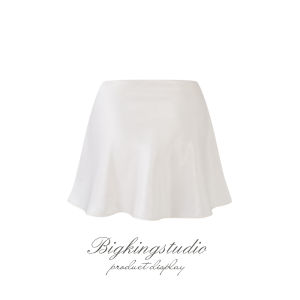 Glimmer Moment Satin Princess Style A-line Mini Skirt