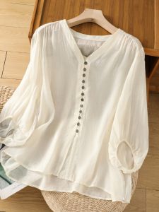 Moxueer | Áo Thun T-shirt Tay 7/8 Cao Cấp Mới