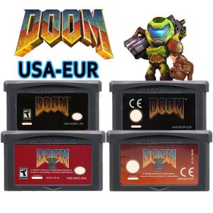 Bandai | GBA Game Cartridge Doom Series Game DOOM Series Cartridge 32-Bit Video Game Console Card DOOM 1 DOOM 2