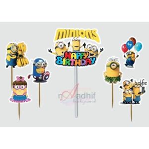 TOPER KARAKTER MURAH / DECORASI CAKE / HIASAN KUE ULANG TAHUN TUSUK / ETALASE 3