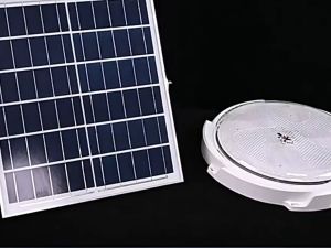 Solar Powered Lamp Balcony Corridor Garden Courtyard Lighting Fixture Household Outdoor Indoor Ceiling Light