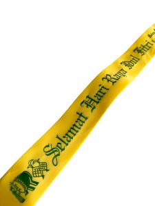 Pita PARCEL LEBARAN IDUL FITRI / Label Parsel Sablon Emas isi 10 pc