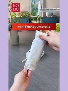 HOMU KASA Payung Lipat Mini Pelindung Sinar Matahari Anti UV Small Pocket Umbrella UPF50+