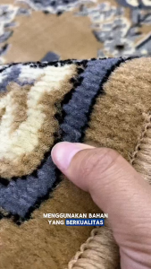 SUPER SHAMA Karpet Lantai 100x150 SS409 Brown