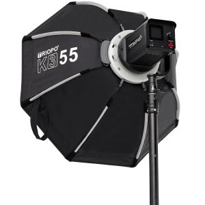 TRIOPO | Quick Assembly Octagonal Softbox Soft Light Box with Bowens Mount Portable Striped and Square Shaped Mini