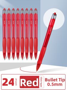 De Li | Deli Smooth Rolling Ball Pen Quick Drying Ink Neutral Pen Student Special Carbon Water-Based Business Writing Tool Black Blue Red Pen