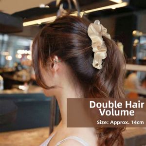 ZUOOU | Black Bow Creased Hair Clip Large