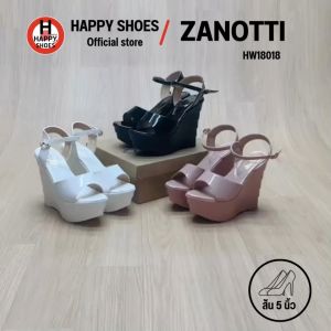 [🥇ของแท้100%🔢ไซส์35-40👠ส้น 5 นิ้ว] ZANOTTI รุ่น HW18018 รองเท้ารัดส้นสูง รองเท้าส้นสูง High heel sandals สวยสง่า เบาสบาย