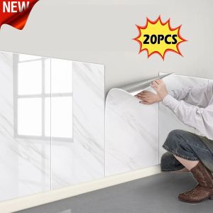 Marble 30x30cm Waterproof And Moisture proof Wall Stickers for Kitchen Bathroom Living Room Decor Self-adhesive Wall Decoration