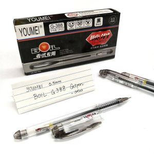 12pcs Sign Pens 0.5mm G-388 Boil Gel Ink Pen Large Capacity Office Signature Pen