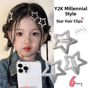 NING ZHOU | Cute Side Bangs Hair Clip for Girls with Small Star Hairpins