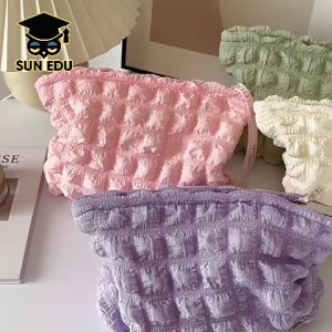 Pouch cosmetic puffy Korea/ Make up Bag Travel Pillow