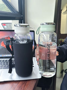 Large Capacity Glass Tea Cup Magnetic High Borosilicate Heat Resistant Anti Scald Tea Water Separation Portable Car Use