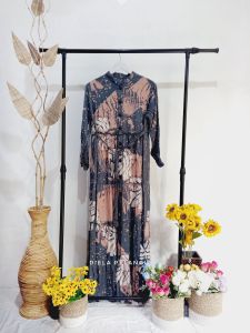 BATIK HAFIZH  - GAMIS TWILL SUPER SUSUN FULL KANCING  / GAMIS PELANGI ABSTRAK MALAMAN