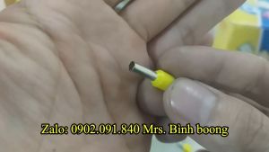 Đầu cos pin rỗng KST cốt kim rỗng bằng đồng bấm nối dây điện đấu CB ổ điện hạt công tắc