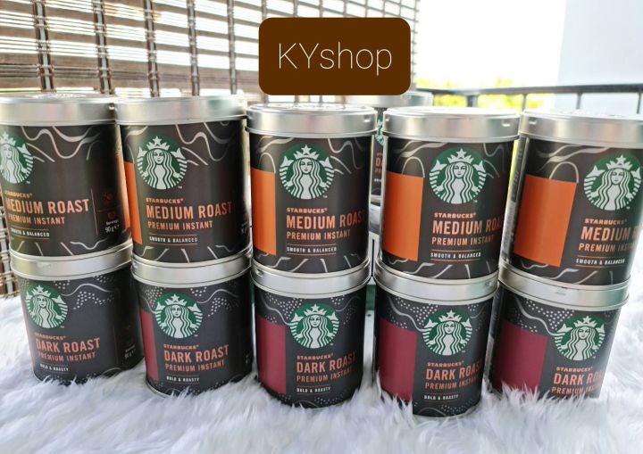 Exp. 03/2025 กาแฟสตาร์บัคส์ Starbucks ผงกาแฟสตาร์บัคส์ กาแฟสำเร็จรูป