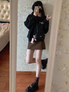 SUSHOUWANGE | Short Fleece Lined Womens Hoodie