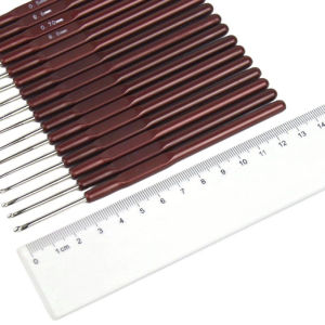 Mrs Lydia 4Pcs/Lot Crochet Hook 0.5"0.6"0.7"0.8Mm Micro Hook Needles For Wig Making Crochet Locks Braids Weaving Needle Tools