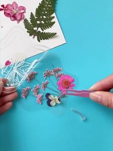 DISCO BEAR | Creative DIY Flower Bookmark Material for Teachers Gift