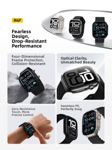 W&P | Full Coverage Hollow Ultra-Thin Scratch-Resistant Shockproof Apple Watch Case