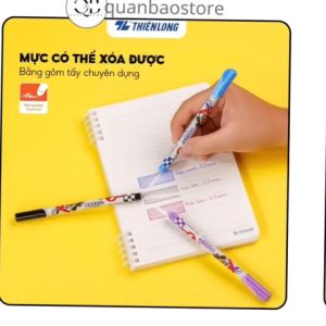 ( Lẻ 1 cây) Bút gel xoá được mực tím Thiên Long GELE01. Dành cho học sinh tiểu học.
