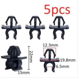 [HCM] Set 5 chốt nhựa 6.5mm (ĐEN) giữ thanh chống capo cho xe hơi Nissan đinh tán móc kẹp nhựa cho mui ô tô