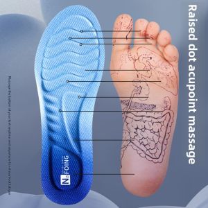 Professional Running Arch Support Cushioning Thick Breathable Absorbent Anti-Odor Insoles
