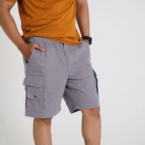 MGee Celana Pendek Pria Kargo M Gee Reggie C001 Light Grey