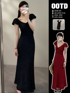 SUSIEYUAN | Polka Dot Waisted Long Dress