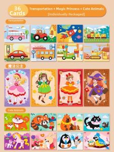 LELEYU | 3D DIY Childrens Stickers Craft Making Materials